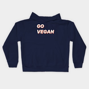 GO VEGAN Kids Hoodie